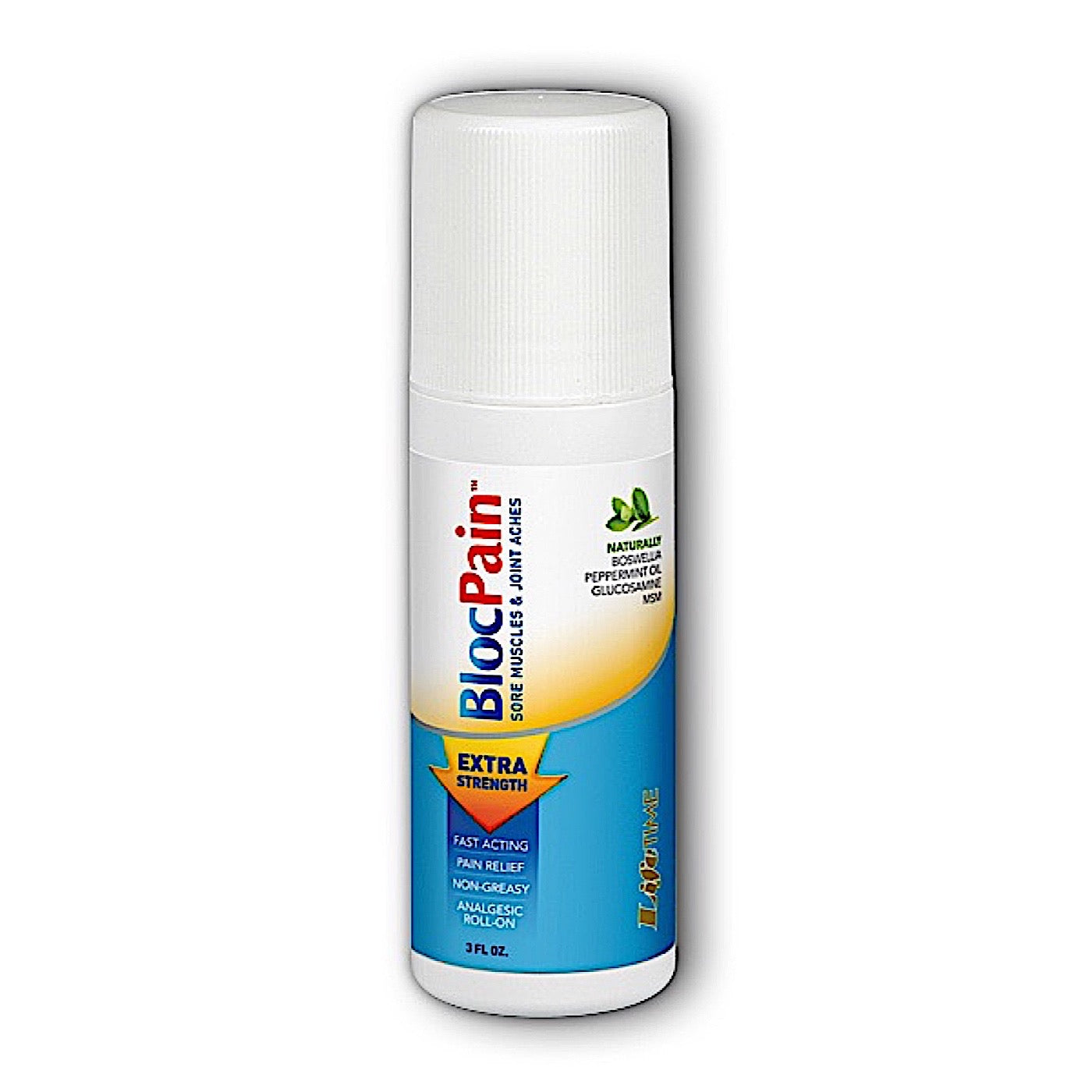 Lifetime, Blocpain Roll On, 3 Oz UPC 053232252983 | HiLife Vitamins